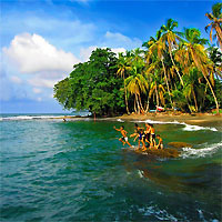 View of Puerto Viejo Limon - Bocas del Toro - Playa Bonita