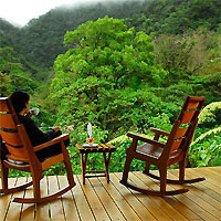 View of Central Volcanic Forest Reserve Lodges - Arenal Volcano - Tenorio National Park - Monteverde
