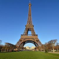 View of Dubai - Cairo - Paris by Air