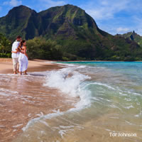View of Oahu - Kauai - Hawaii Big Island (Kona) by Air