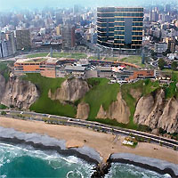 View of Lima - Cuzco - Bogota by Air
