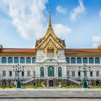 View of Bangkok and Singapore by Air