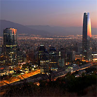 View of Santiago - Mendoza - Buenos Aires - Salta by Air