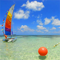 View of Bogota and San Andres Island by Air