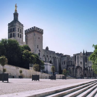 View of Paris - Lyon - Avignon - Arles - Barcelona by Train
