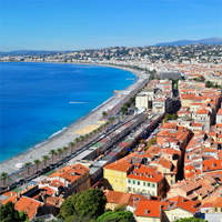 View of Nice - Riviera Hill Towns and the Eastern Riviera (Self Drive)