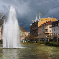 View of Paris and Frankfurt by Air