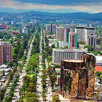 View of Guatemala City - Antigua