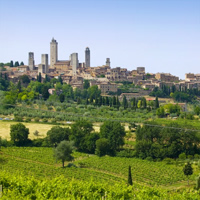 View of Florence and Southern Tuscany (Self Drive)