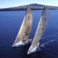 America&#x27;s Cup Sailing on Auckland&#x27;s Waitemata Harbour