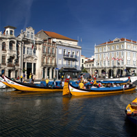 Aveiro and Costa Nova Half Day Tour from Porto with Boat Ride