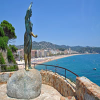 View of Lloret de Mar (Costa Brava) Getaway with Rental Car